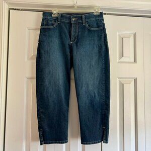 NYDJ Cropped Denim Women's Capri Pants, Size 6, Gently Used